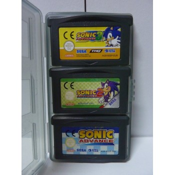 Lot SONIC ADVANCE 1, 2 et 3 avec boitier (catouche seule)