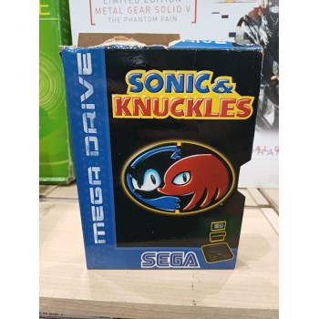 SONIC & KNUCKLES md (boite abîmée, sans cale)