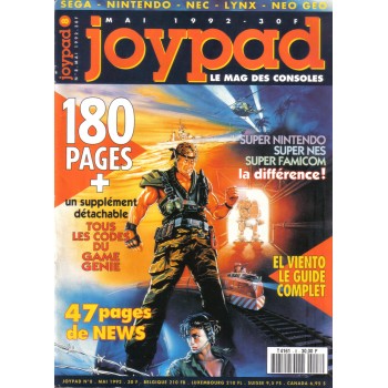 JOYPAD N°8 Mai 1992 (très bon état)